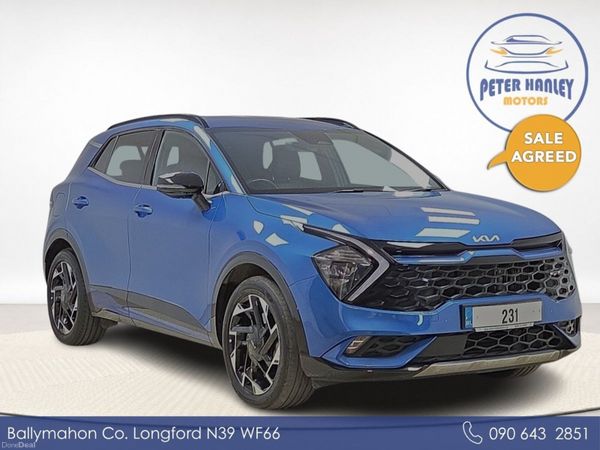 Kia Sportage SUV, Petrol Hybrid, 2023, Blue