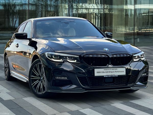 BMW 3-Series Saloon, Petrol Plug-in Hybrid, 2021, Black