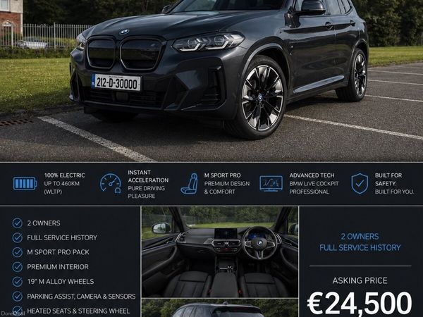 BMW iX3 Estate, Electric, 2021, Grey