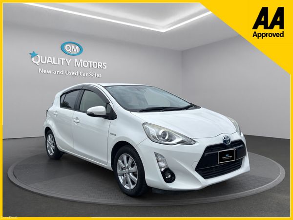 Toyota Aqua Hatchback, Petrol Hybrid, 2017, White