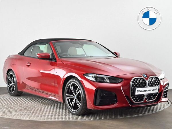 BMW 4-Series Convertible, Petrol, 2025, Red