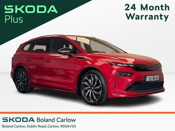 Skoda Enyaq Estate, Electric, 2025, Red