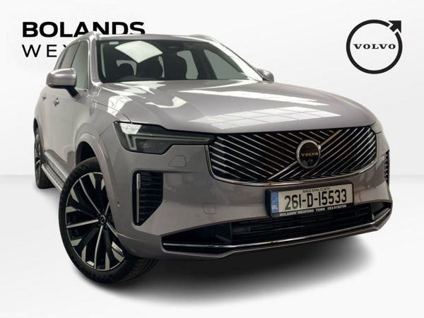 Volvo XC90 SUV, Petrol Plug-in Hybrid, 2026, Silver