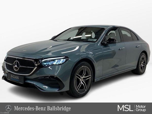 Mercedes-Benz E-Class Saloon, Diesel Plug-in Hybrid, 2026, Green