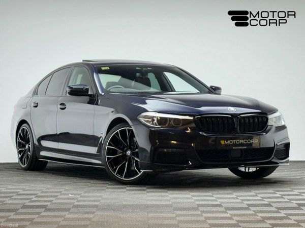 BMW 5-Series Saloon, Petrol Plug-in Hybrid, 2019, Black