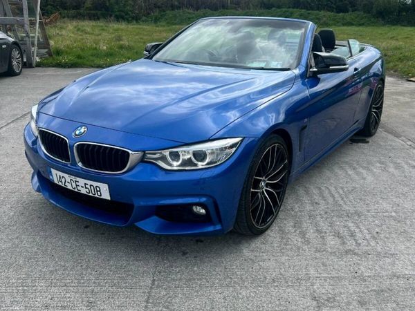 BMW 4-Series Convertible, Diesel, 2014, Blue