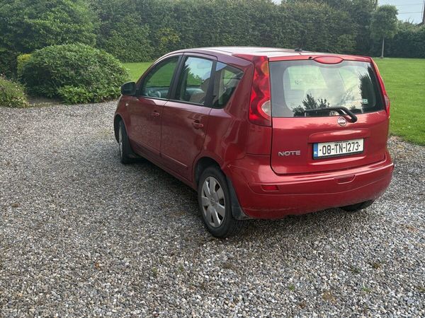 Nissan Note MPV, Petrol, 2008, Red