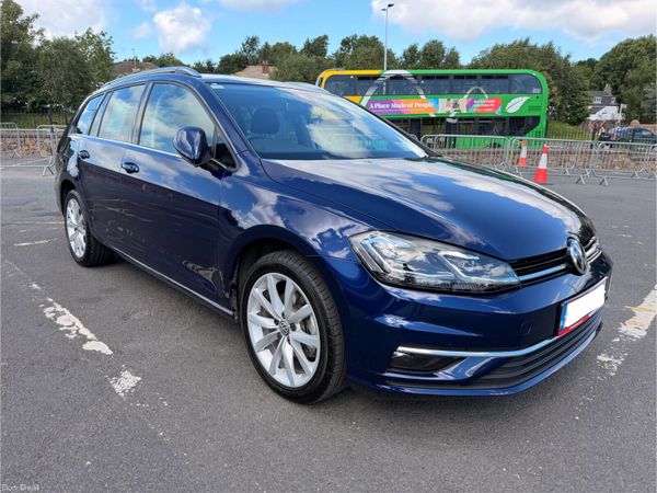 Volkswagen Golf Estate, Petrol, 2018, Blue
