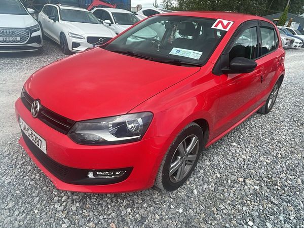 Volkswagen Polo Hatchback, Petrol, 2014, Red