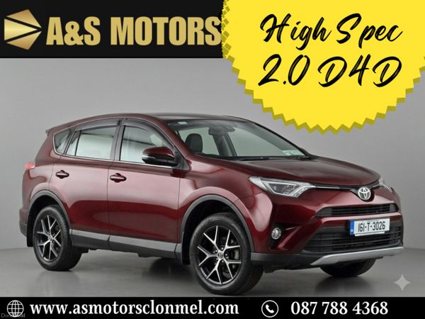 Toyota RAV4 SUV, Diesel, 2016, Red