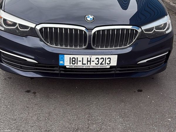 BMW 5-Series Saloon, Diesel, 2018, Blue