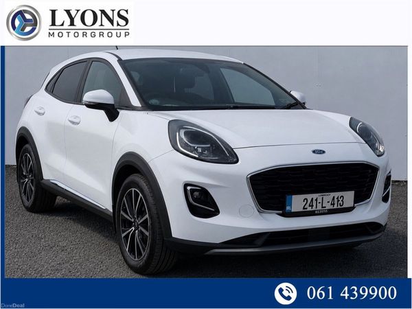 Ford Puma MPV, Petrol Hybrid, 2024, White
