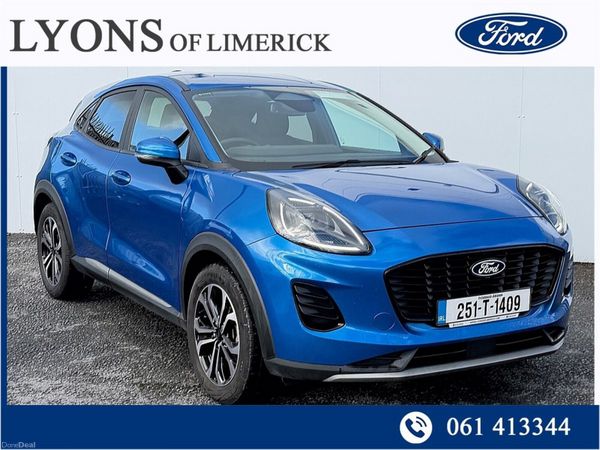 Ford Puma MPV, Petrol Hybrid, 2025, Blue