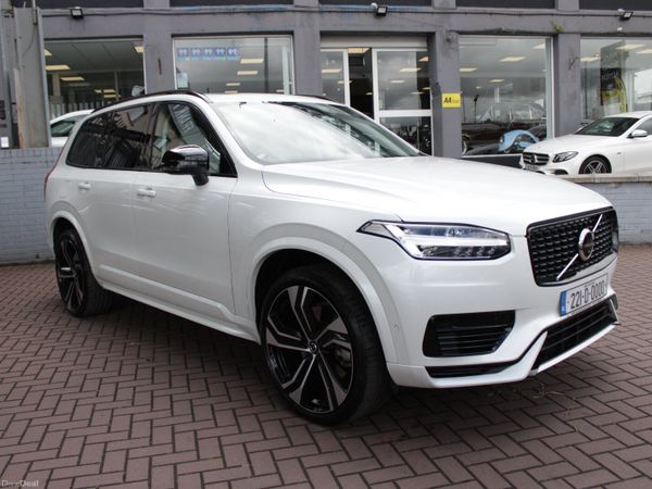 Volvo XC90 SUV, Petrol Plug-in Hybrid, 2022, White