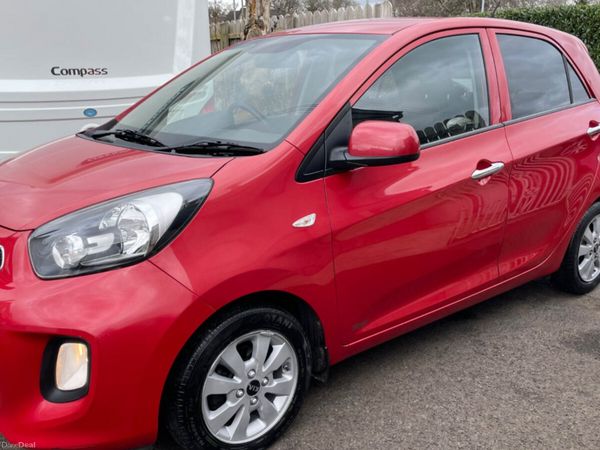Kia Picanto Hatchback, Petrol, 2016, Red