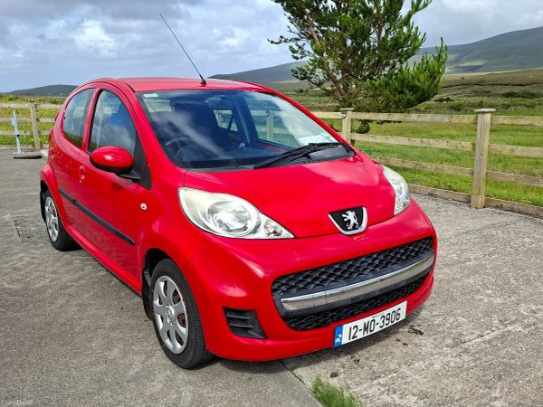 Peugeot 107 Hatchback, Petrol, 2012, Red