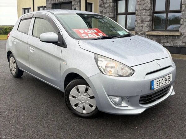 Mitsubishi Mirage Hatchback, Petrol, 2015, Silver