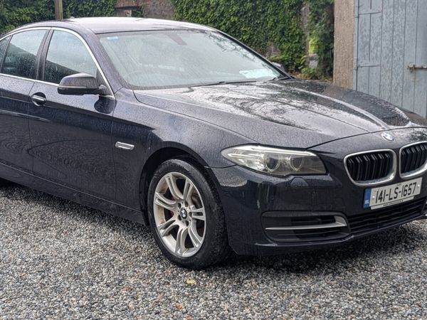 BMW 5-Series Saloon, Diesel, 2014, Blue