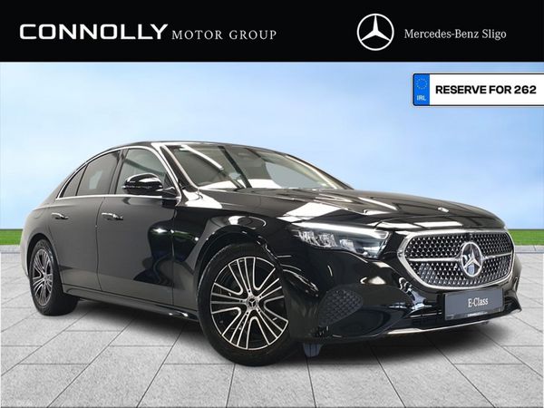 Mercedes-Benz E-Class Saloon, Diesel Hybrid, 2026, Black