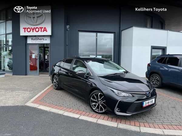 Toyota Corolla Saloon, Petrol Hybrid, 2021, Black