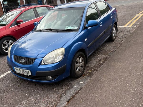 Kia Rio Saloon, Petrol, 2007, Blue