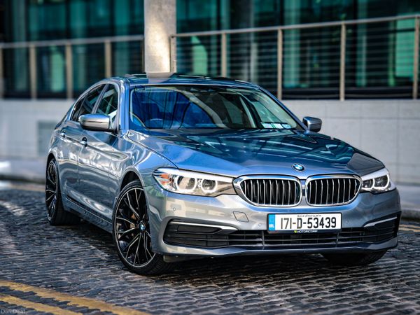 BMW 5-Series Saloon, Petrol Plug-in Hybrid, 2017, Blue