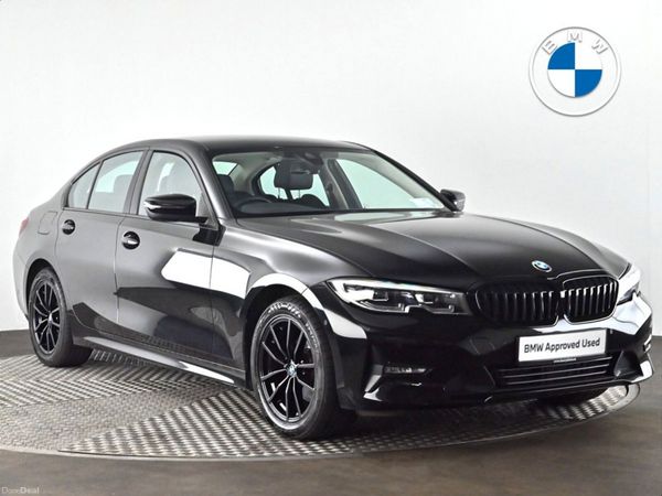 BMW 3-Series Saloon, Diesel Hybrid, 2022, Black
