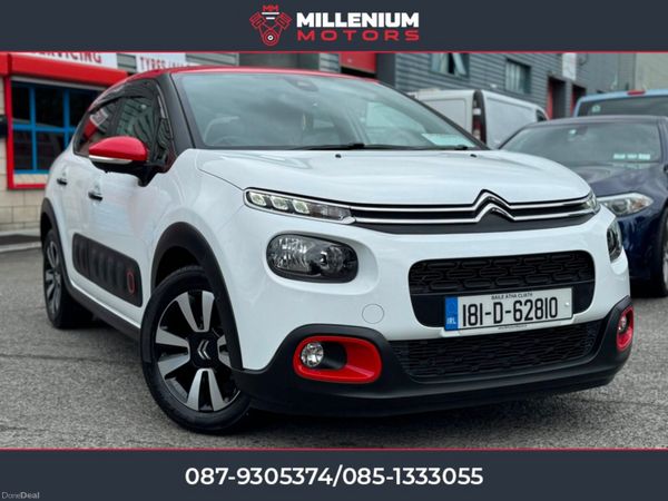 Citroen C3 Hatchback, Petrol, 2018, White