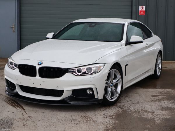 BMW 4-Series Coupe, Petrol, 2015, White