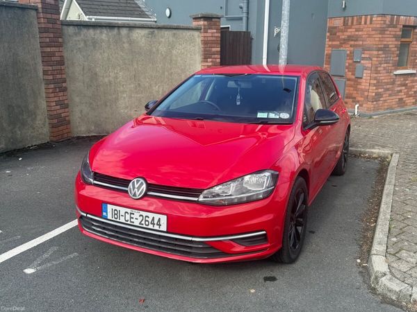 Volkswagen Golf Hatchback, Petrol, 2018, Red