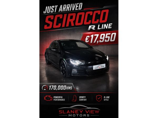 Volkswagen Scirocco Coupe, Diesel, 2017, Black
