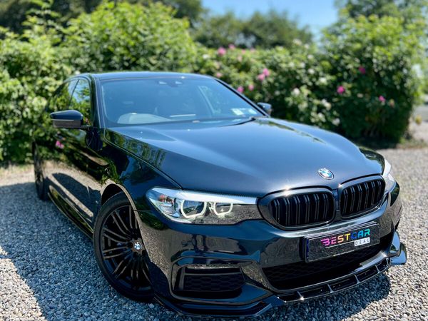 BMW 5-Series Saloon, Petrol Plug-in Hybrid, 2019, Black
