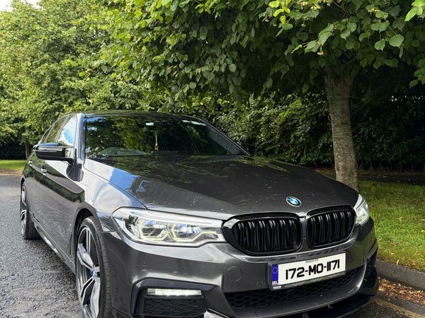 BMW 5-Series Saloon, Petrol Plug-in Hybrid, 2017, Grey