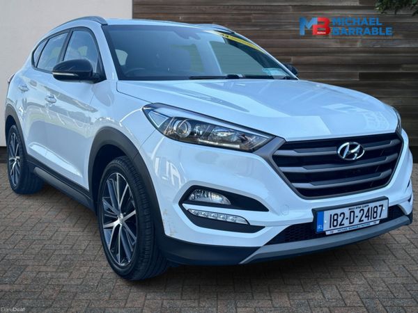 Hyundai Tucson Estate, Petrol, 2018, White