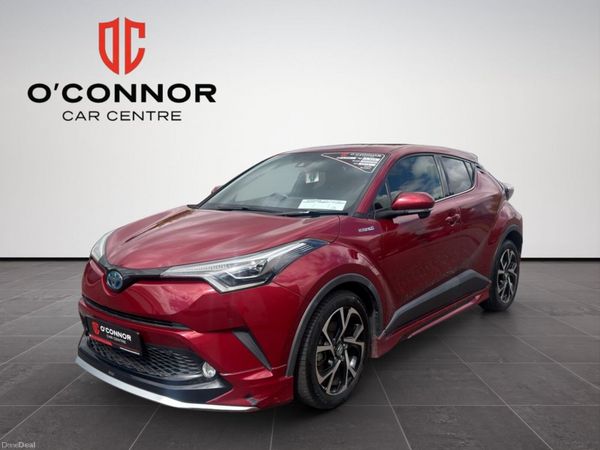 Toyota C-HR SUV, Petrol Hybrid, 2017, Red
