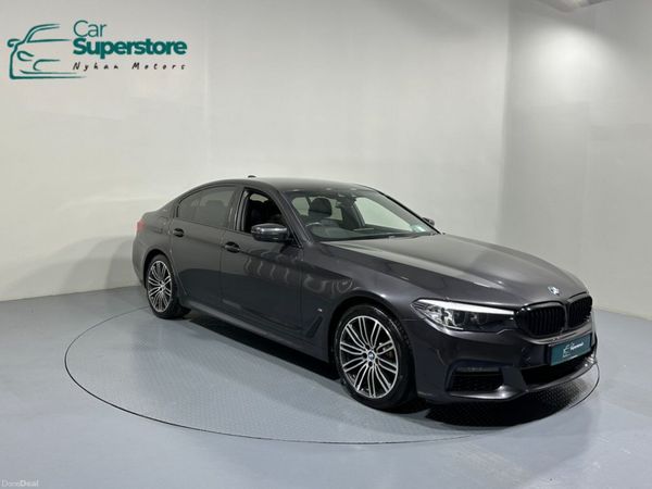 BMW 5-Series Saloon, Petrol Plug-in Hybrid, 2019, Grey