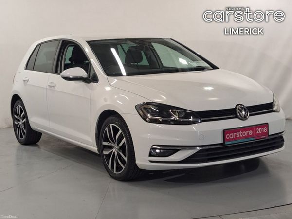 Volkswagen Golf Hatchback, Petrol, 2018, White