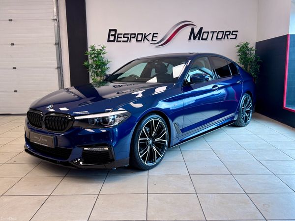 BMW 5-Series Saloon, Diesel, 2018, Blue