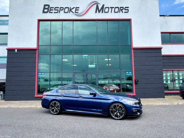 BMW 5-Series Saloon, Diesel, 2018, Blue