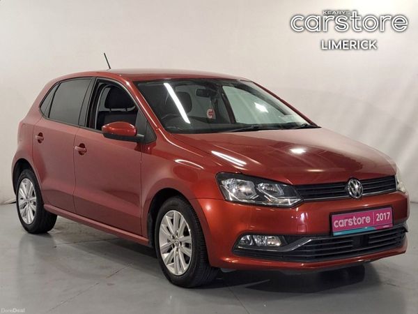 Volkswagen Polo Hatchback, Petrol, 2017, Red
