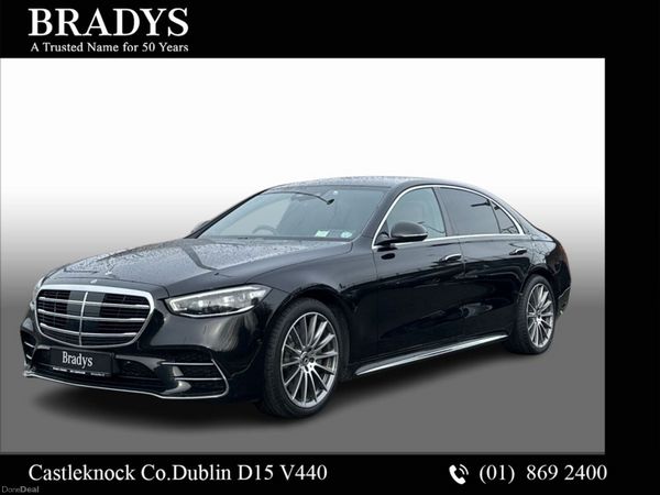 Mercedes-Benz S-Class Saloon, Petrol Plug-in Hybrid, 2024, Black