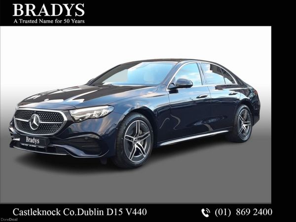 Mercedes-Benz E-Class Saloon, Diesel Plug-in Hybrid, 2026, Blue