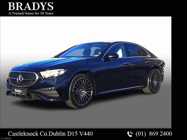 Mercedes-Benz E-Class Saloon, Diesel Plug-in Hybrid, 2026, Blue