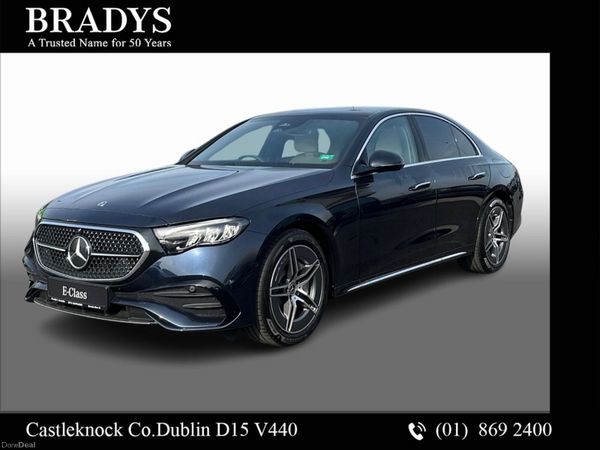 Mercedes-Benz E-Class Saloon, Diesel Plug-in Hybrid, 2026, Blue