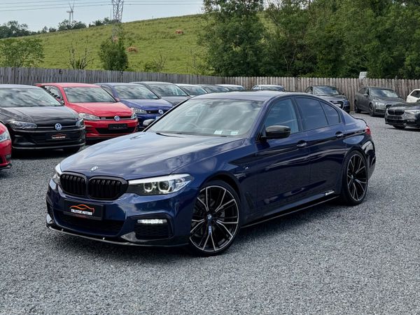 BMW 5-Series Saloon, Diesel, 2018, Blue