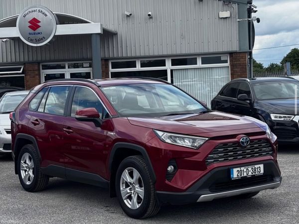 Toyota RAV4 SUV, Petrol Hybrid, 2020, Red