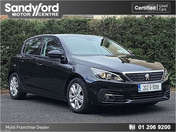 Peugeot 308 Hatchback, Petrol, 2020, Black