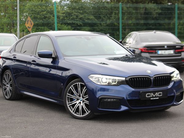 BMW 5-Series Saloon, Petrol Plug-in Hybrid, 2019, Blue