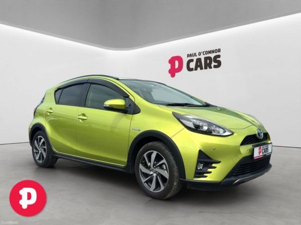 Toyota Aqua Hatchback, Petrol Hybrid, 2018, Green