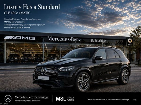 Mercedes-Benz GLE SUV, Petrol Plug-in Hybrid, 2026, Black
